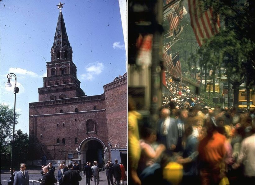 Москва и Нью-Йорк почти 50 лет назад: визуальное сравнение двух больших городов