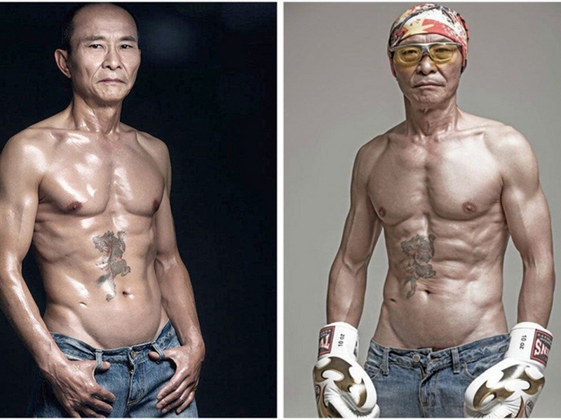 Накаченный китаец. Китайский пожилой мужчина. Пожилые модели мужчины.