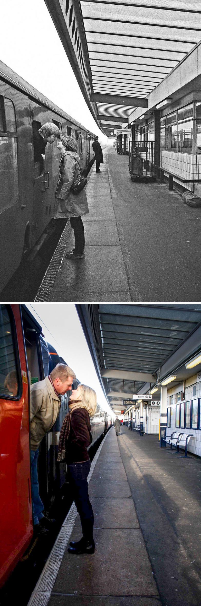 Фотограф разыскал незнакомцев и воссоздал старые снимки, которым почти 40 лет
