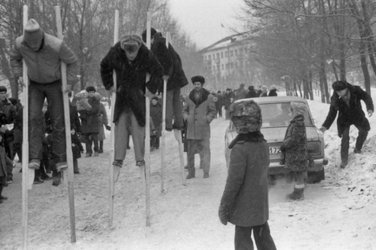"Праздник масленицы у шахтеров", 1984 год